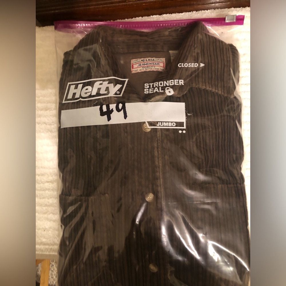 “At Last” Brown Corduroy Shirt Jac - Picture 6 of 6